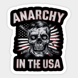 Anarchy in the USA Sticker